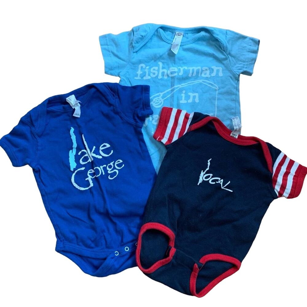 Lake George onesie bundle - 12 months